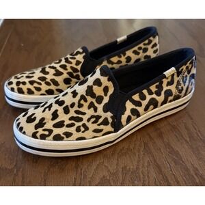 Leopard Print Slip-On Sneakers